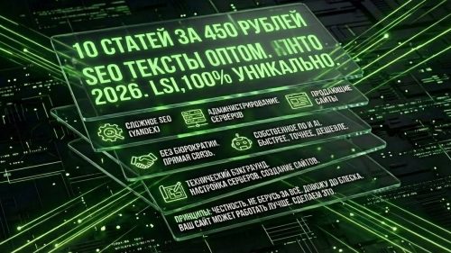 10 статей за 450 рублей