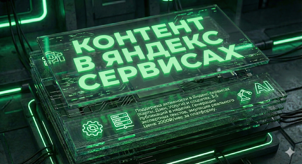 контент для яндекс сервисов